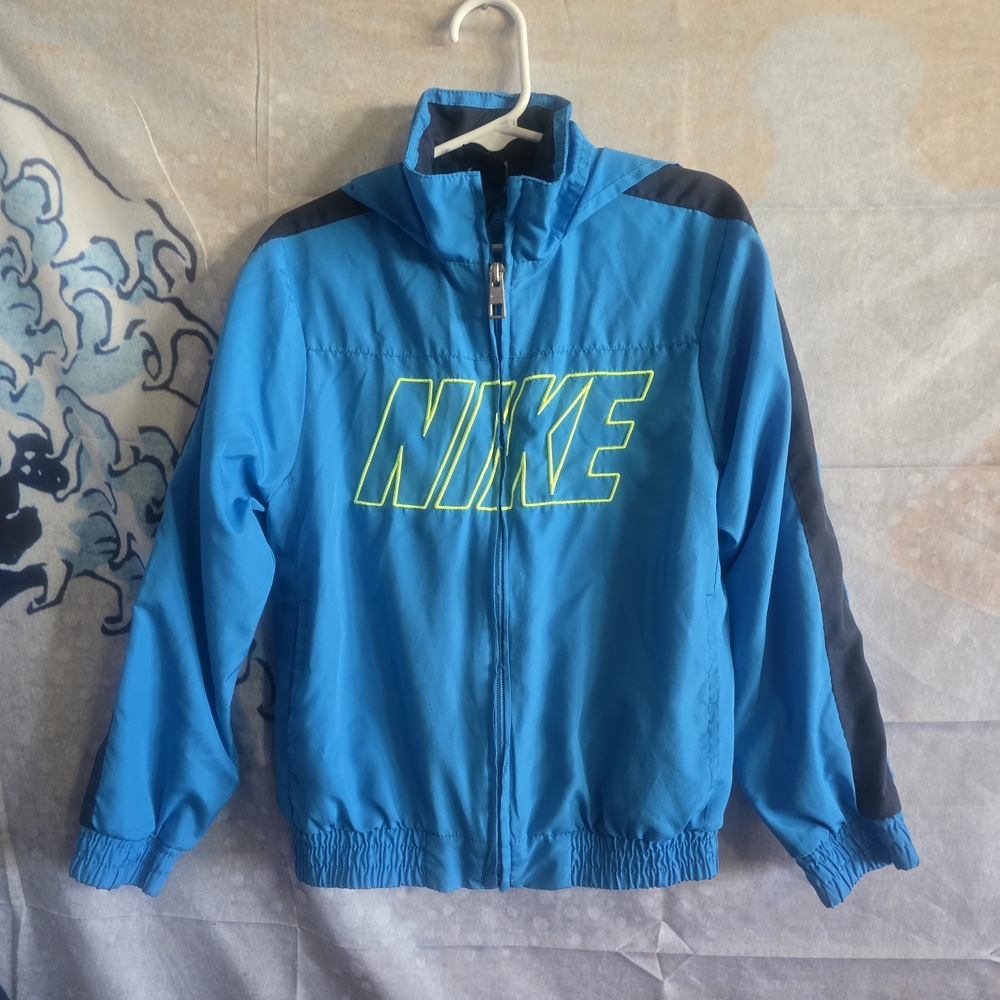 Nike Blue Windbreaker Jacket